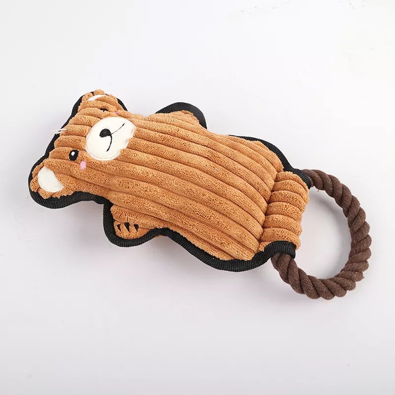 Interactive Squeaky Rope Dog Toys